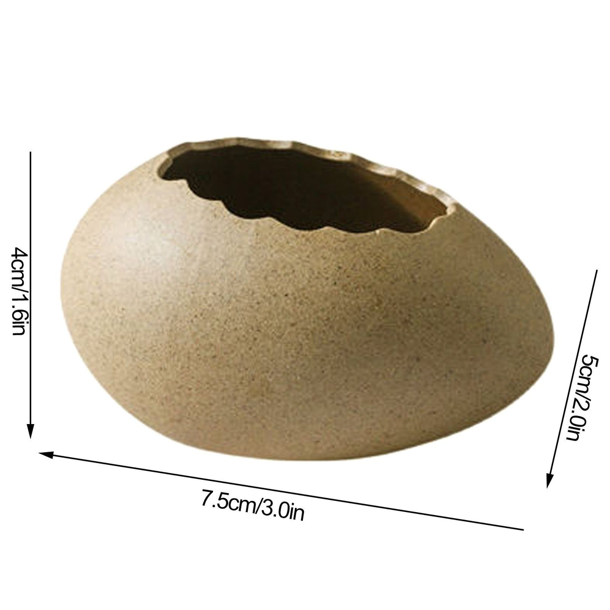 Egg Shell Bowl Ceramic Lifelike Decorative Toxic Free Noodle Dessert Bowl for Home Restaurant