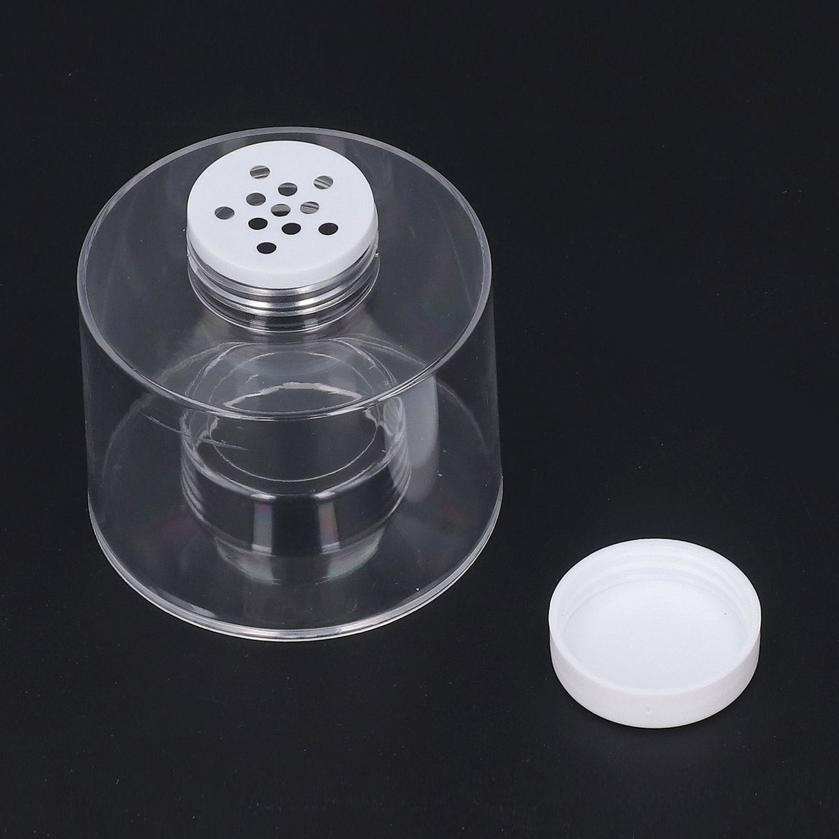 6 Pcs Stackable Spice Pot Spice Tower Spice Color Transparent Pot Seasoning Bottle for Kitchen