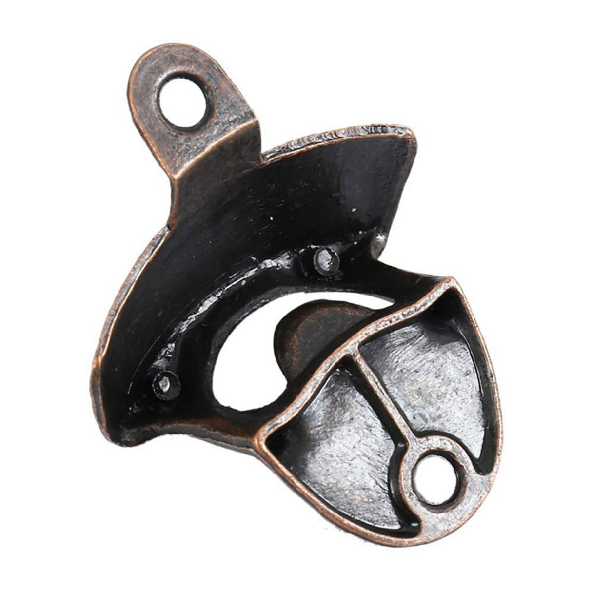 10 Pcs Wall Mount Bottle Opener Vintage Style Rustic Strong Durable Metal Beer Cap Opener for Bar Restaurant Home