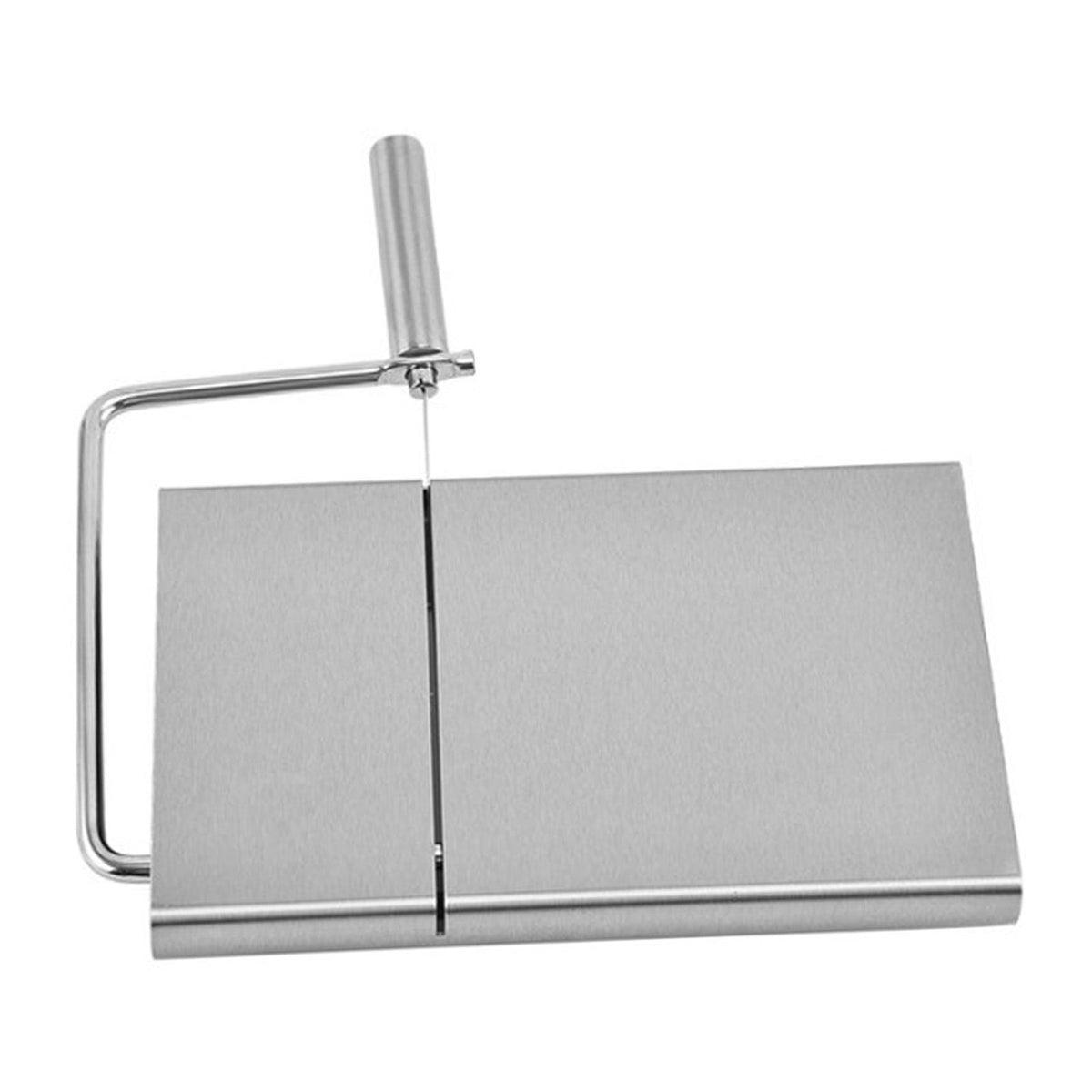 Cheese Cutter Board Stainless Steel Household Anti Corrosion Cheese Cutter with 6PCS Cutting Wire for Kitchen