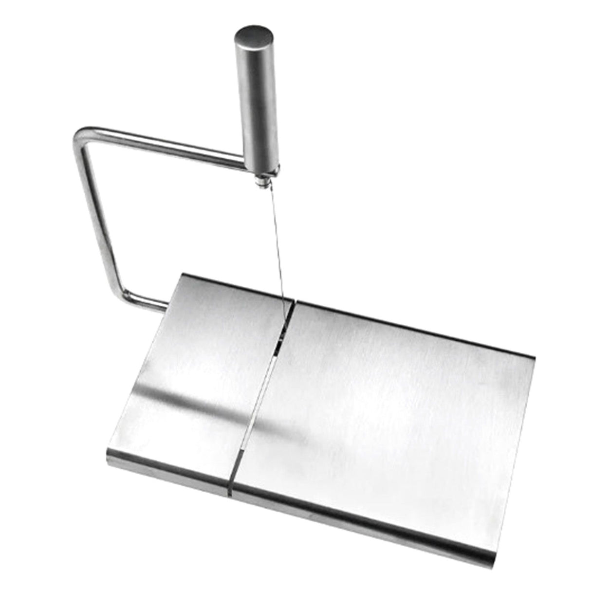Cheese Cutter Board Stainless Steel Household Anti Corrosion Cheese Cutter with 6PCS Cutting Wire for Kitchen