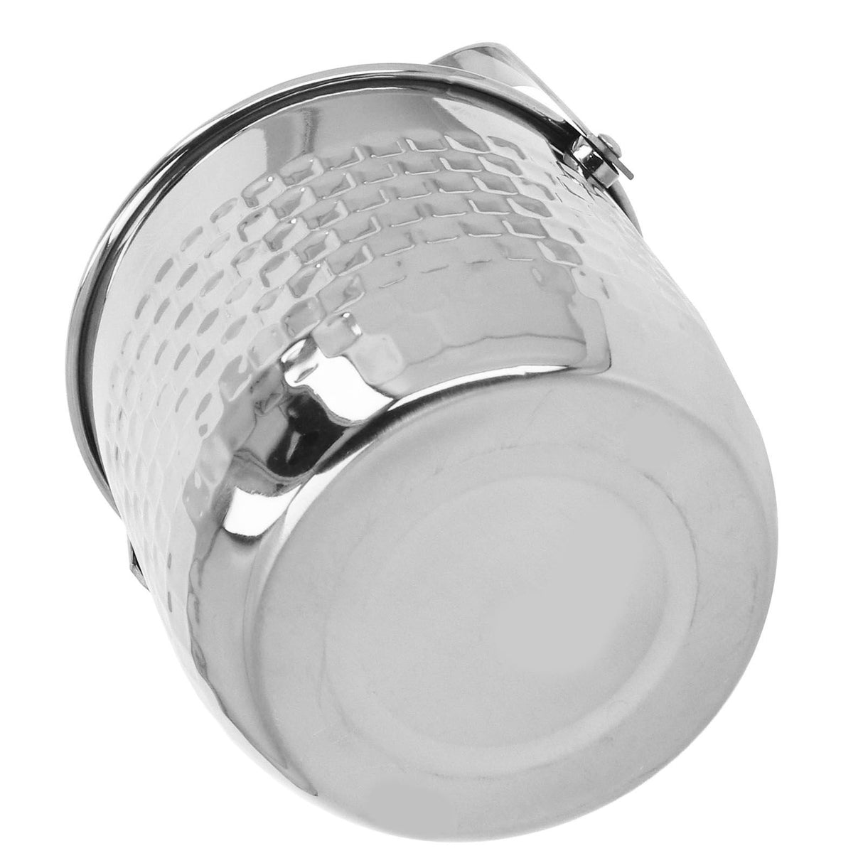Wine Bucket Double Layer Stainless Steel Insulated Ice Wine Bucket for KTV Bar Dinner Party Silver