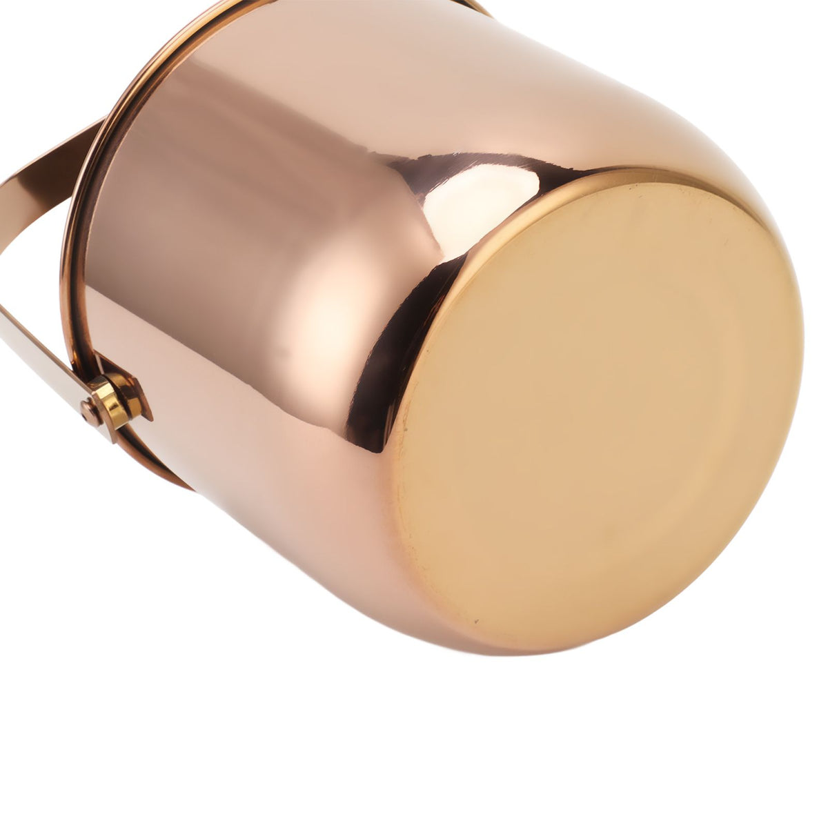 KTV Bar Commercial Thickened Ice Bucket Stainless Steel Double Insulation Ice Bucket Wine Champagne Beer Ice Bucket Rose Gold