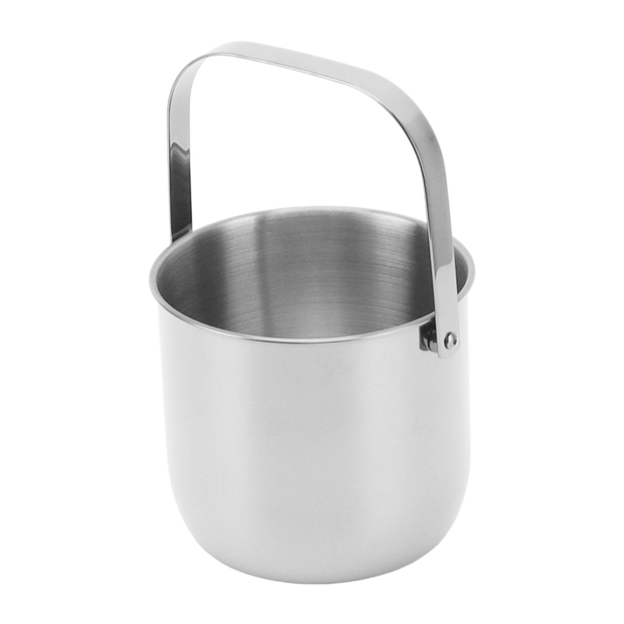KTV Bar Commercial Thickened Ice Bucket Stainless Steel Double Insulation Ice Bucket Wine Champagne Beer Ice Bucket Silver