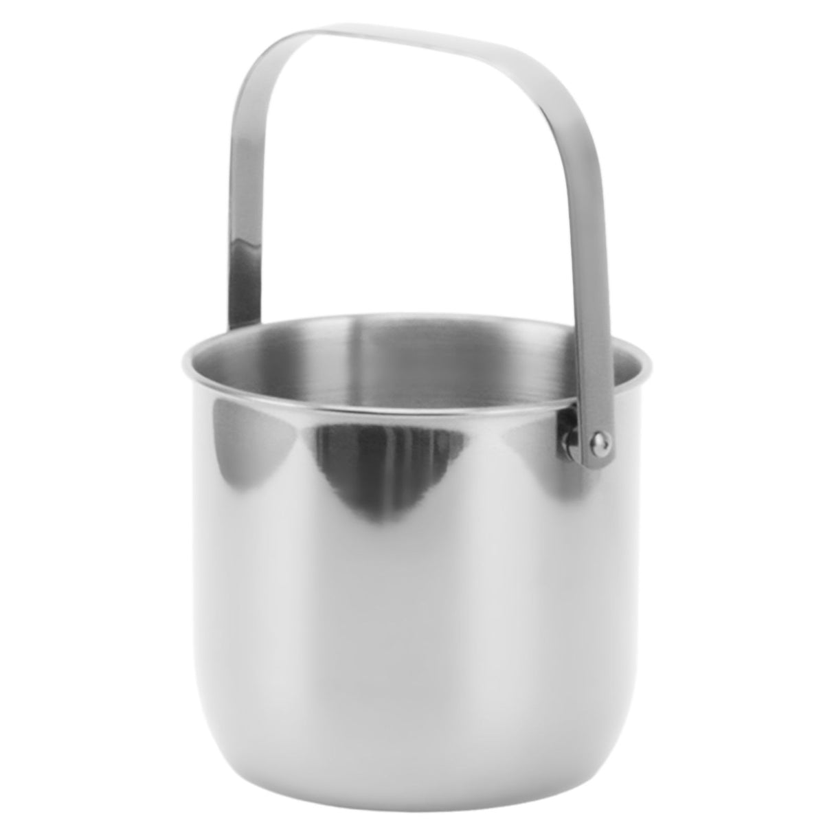 KTV Bar Commercial Thickened Ice Bucket Stainless Steel Double Insulation Ice Bucket Wine Champagne Beer Ice Bucket Silver