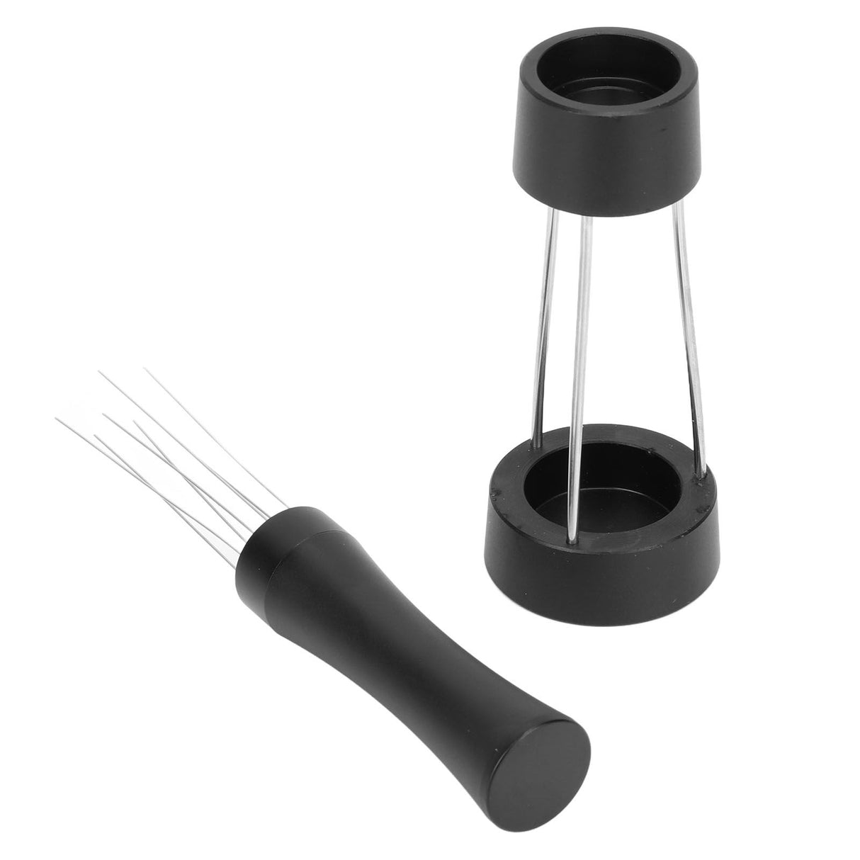 Coffee Stirrer Distributor Needle Stainless Steel Coffee Stirring Powder Needle Distributor Black