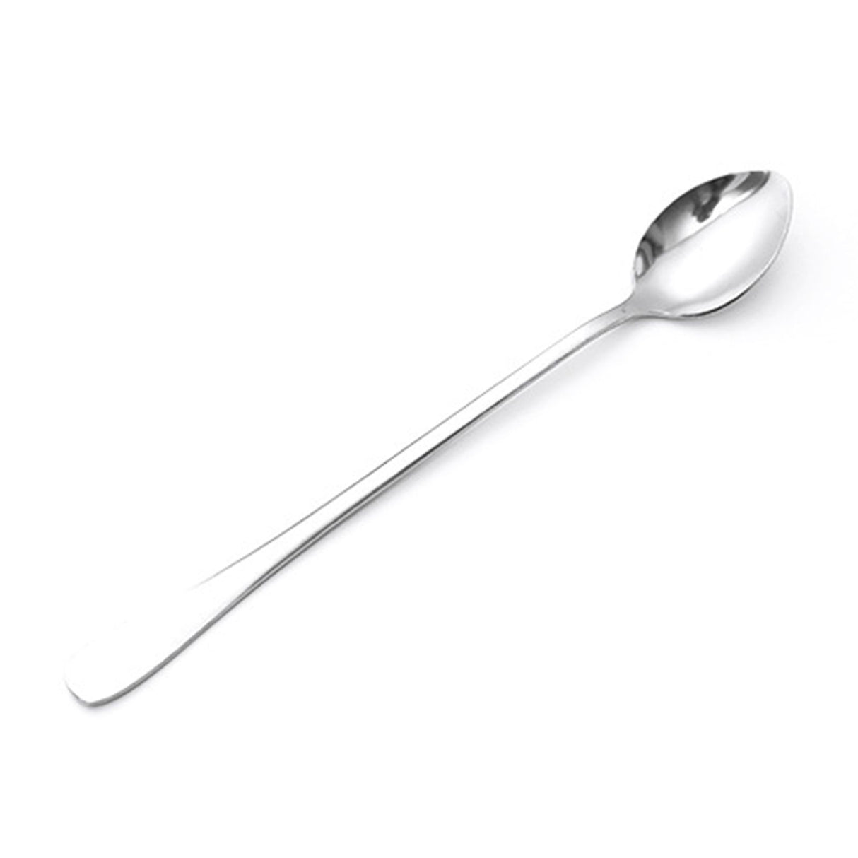 3Pcs Stainless Steel Long Handle Spoon Coffee Ice Tea Ice Cream Spoon for Bar Home Party Pointed Head