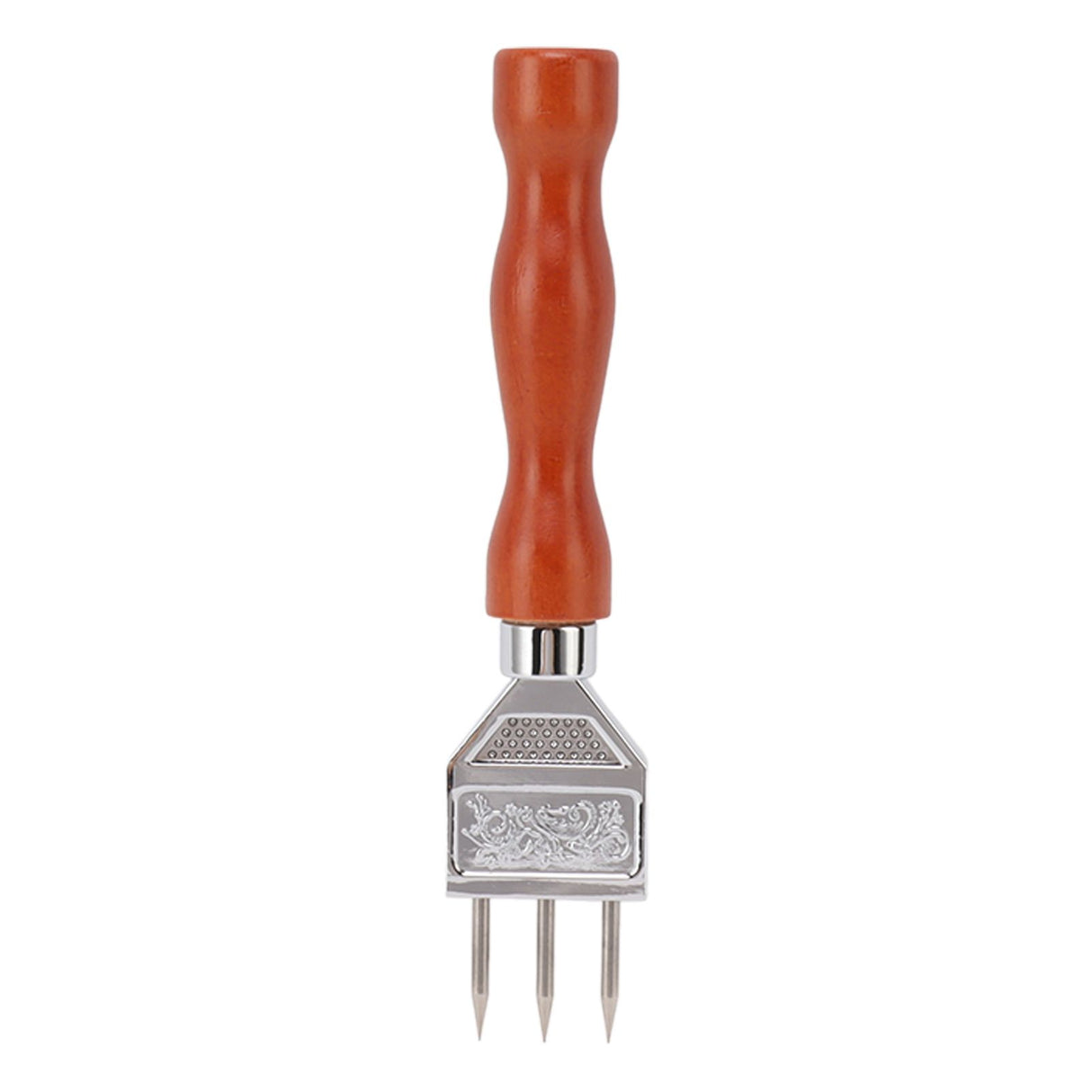 Ice Chipper 304 Stainless Steel Ice Crusher with Wooden Handle for Breaking Ice Kitchen Tool Type A