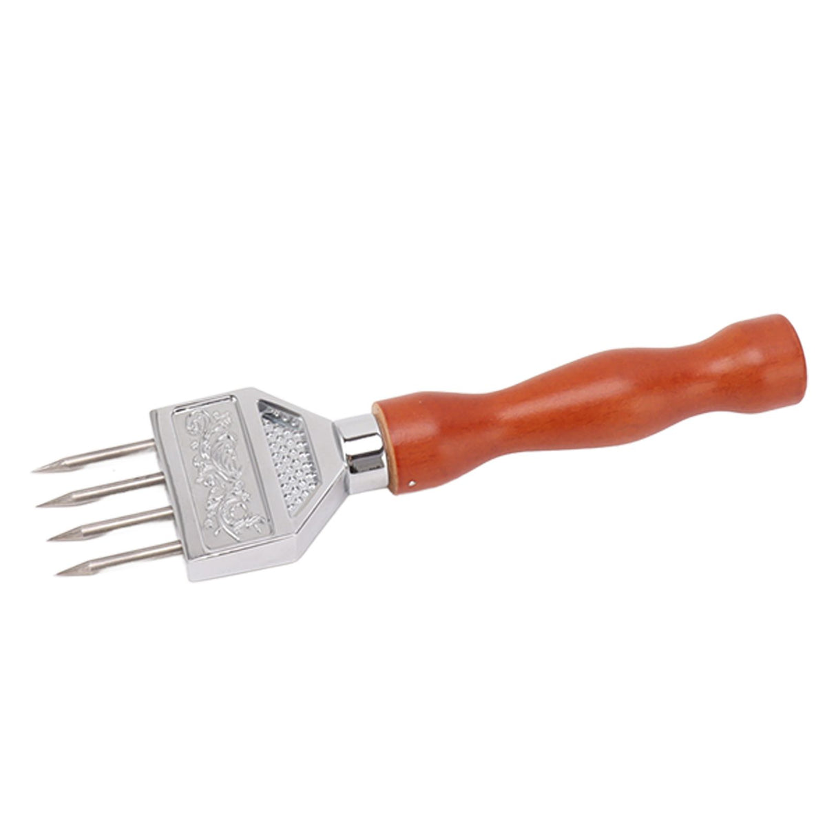 Ice Chipper 304 Stainless Steel Ice Crusher with Wooden Handle for Breaking Ice Kitchen Tool Type B