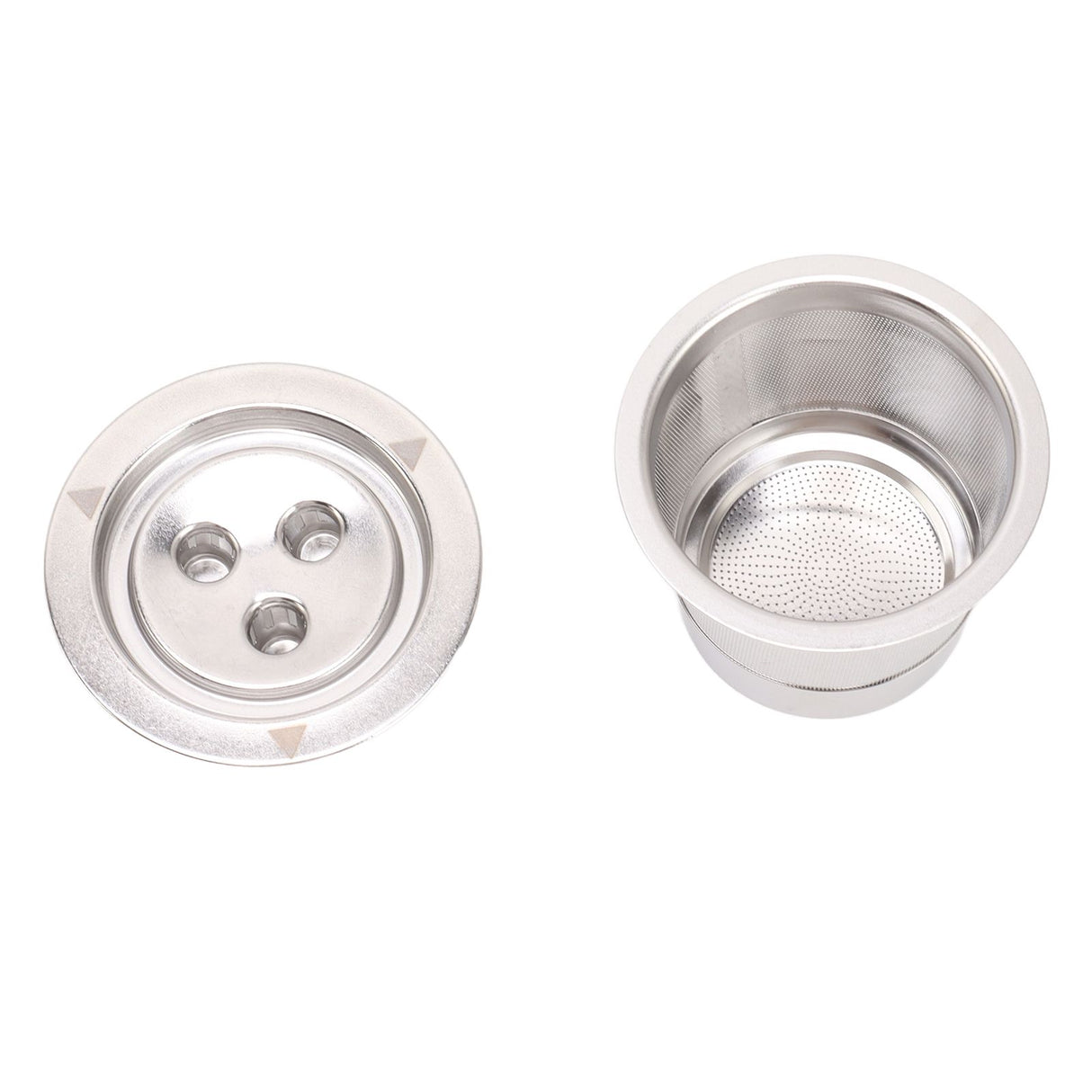 Coffee Capsule Filter Reusable Refillable Stainless Steel 3 Hole Coffee Capsule Cup