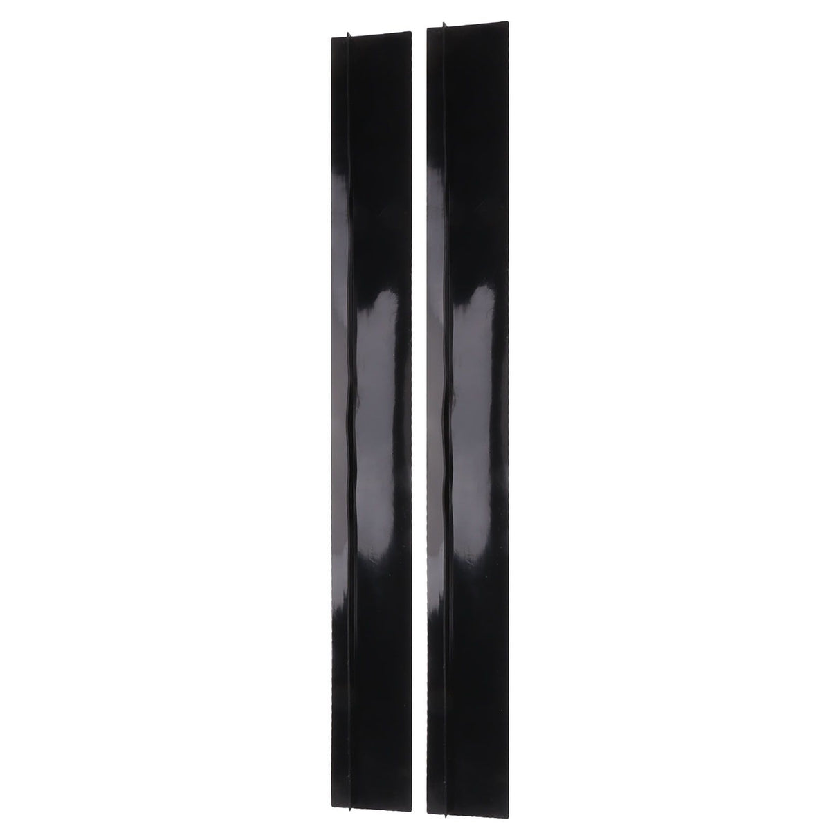 2pcs Kitchen Wide Gap Filler Strip Anti Oil Sealing Strip T Shaped Silicone Stove Gap Covers for Kitchen Stovetop Cooktop Black 53.3cm / 21in