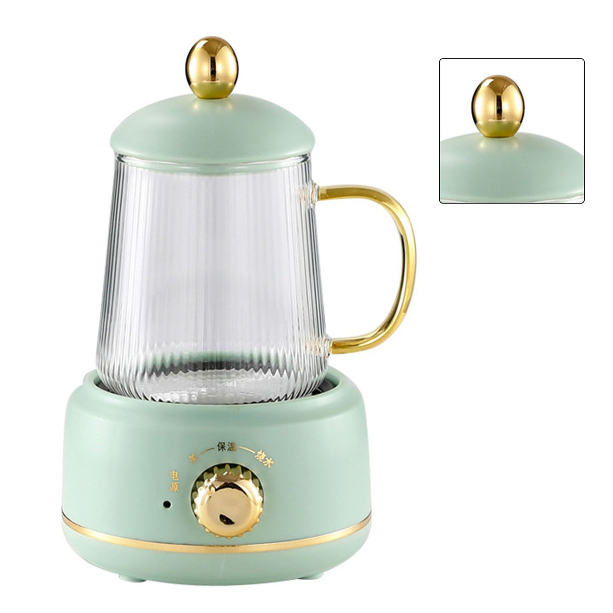 Portable Electric Kettle Stew Cup 450ML Health Cup Mini Slow Cooker Kettle Office Flower Teapot Split Tea Boiler AU Plug 220V Macaron 450ml