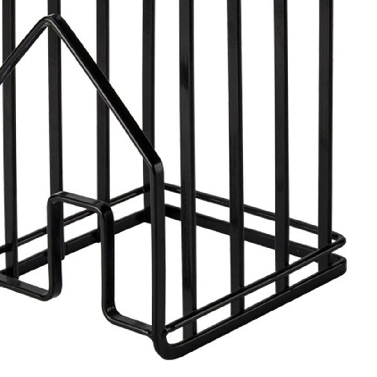 Chopping Board Storage Rack Multifunctional Pot Pan Lid Stand Holder Iron Good Ventilation Kitchen Countertop Organizer Black Standard