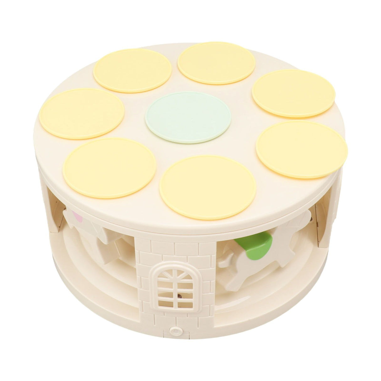 Rotary Dessert Machine LED Carousel Automatic Rotating Dessert Display Table with 4 Music for Wedding Party Supplies