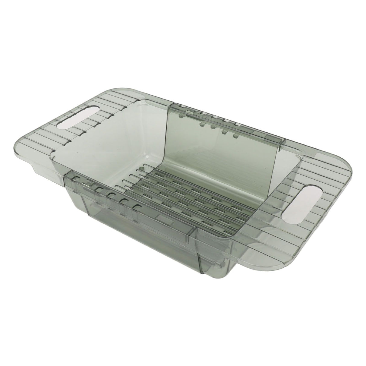 Kitchen Sink Fruit Vegetable Strainer Modern Minimalist PET Kitchen Telescopic Drain Rack Plastic Sink Filter Green