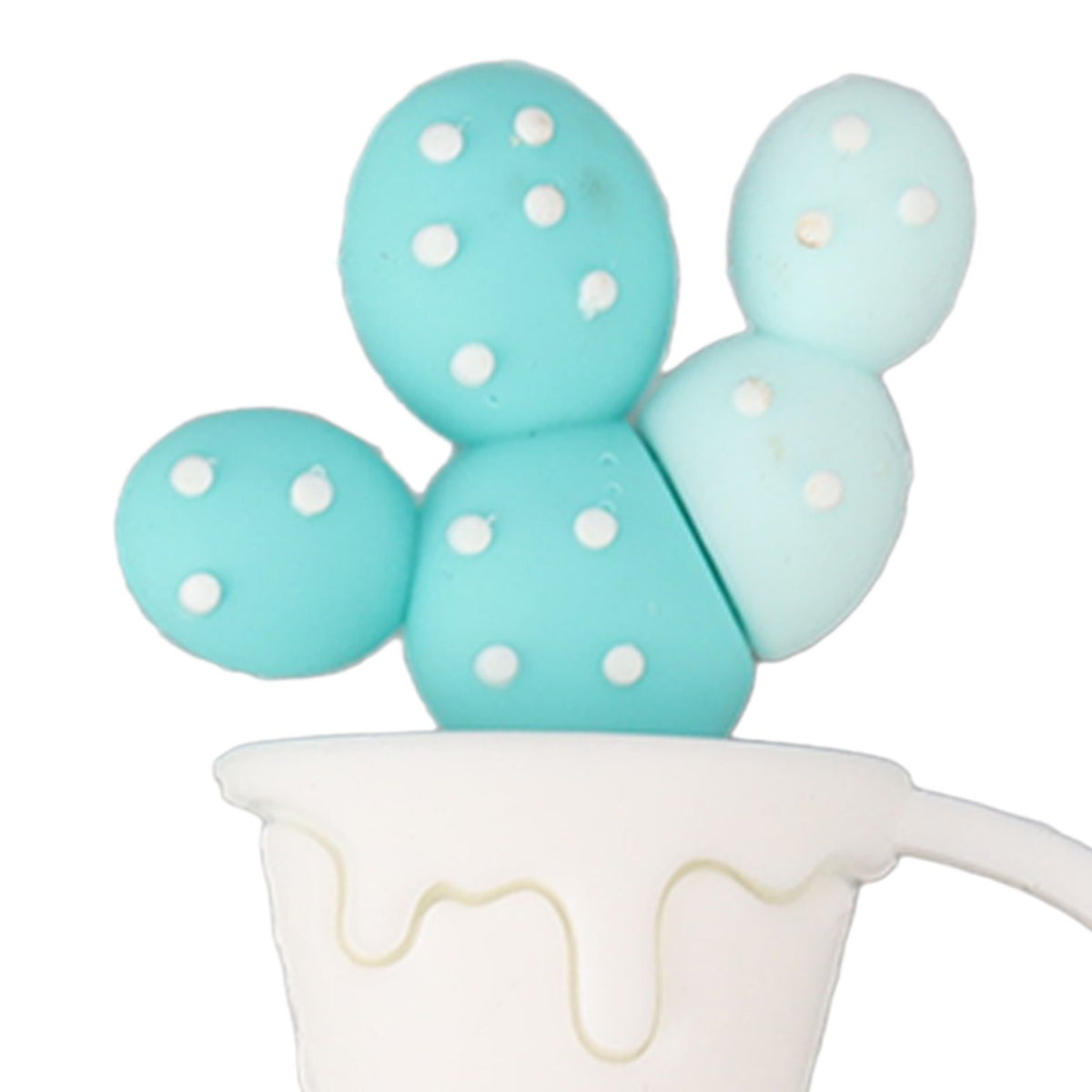 6Pcs Straw Cover Cap Cute Cartoon Reusable Silicone Toppers Drinking Tips Lids Plugs Type A