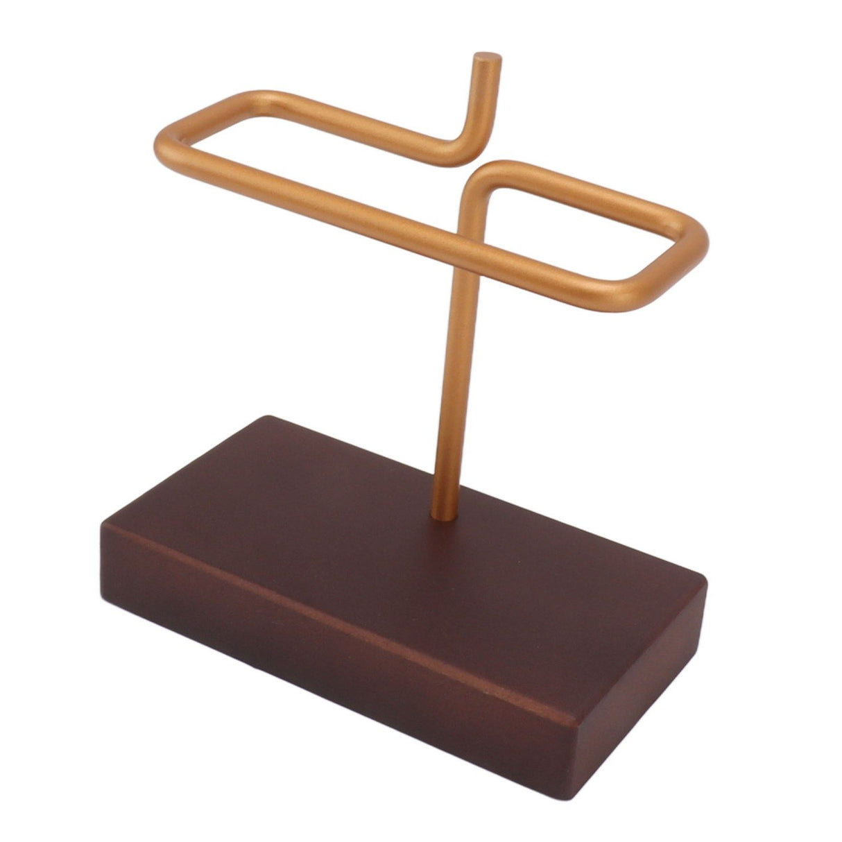 Coffee Filter Holder Wooden Hand Drip Coffee Filter Paper Stand for Home Cafe Bars Walnut Wood