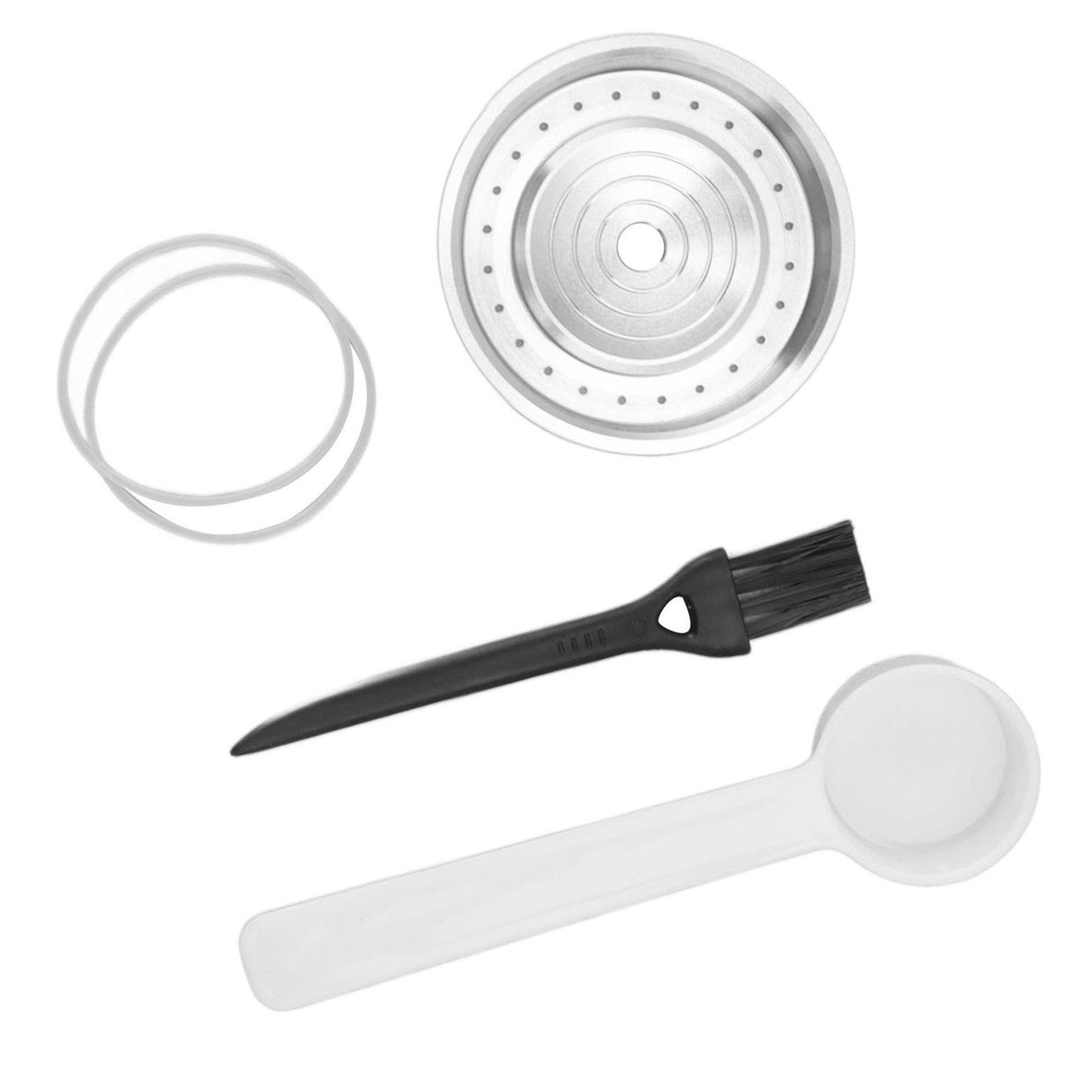 Coffee Capsule Lid 304 Stainless Steel Rust Proof Reusable Refillable Coffee Capsule Seal Cover