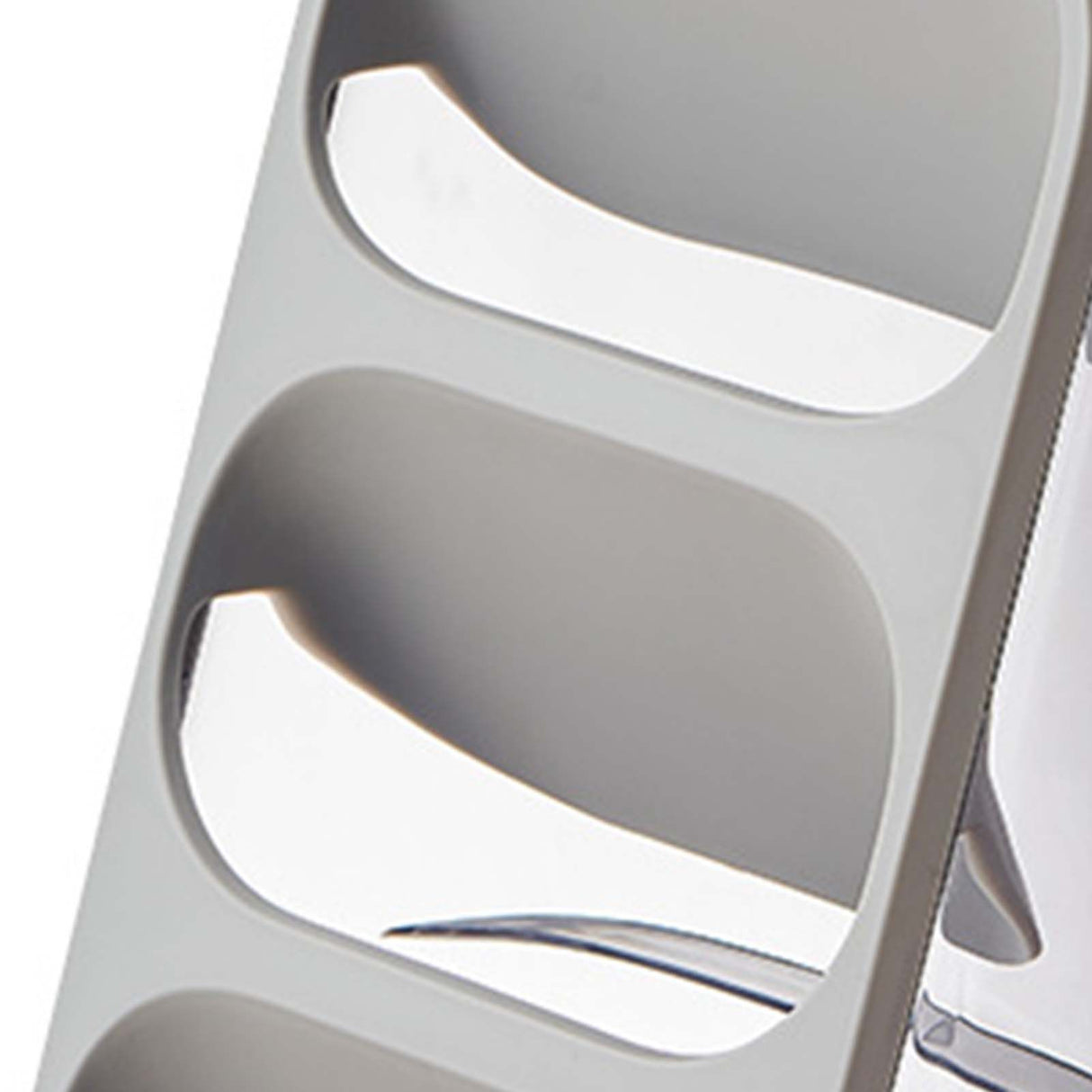 3 Layer Chopsticks Knife Storage Rack Holder Waterproof Knife Storage Drainage Bracket Container Gray