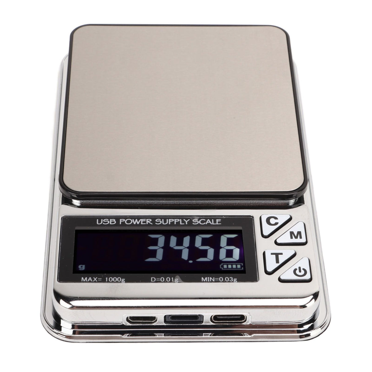 USB Electric Jewelry Flat Weighing Scale Electronic Kitchen Food Coffee Weighing Scale 200mAh