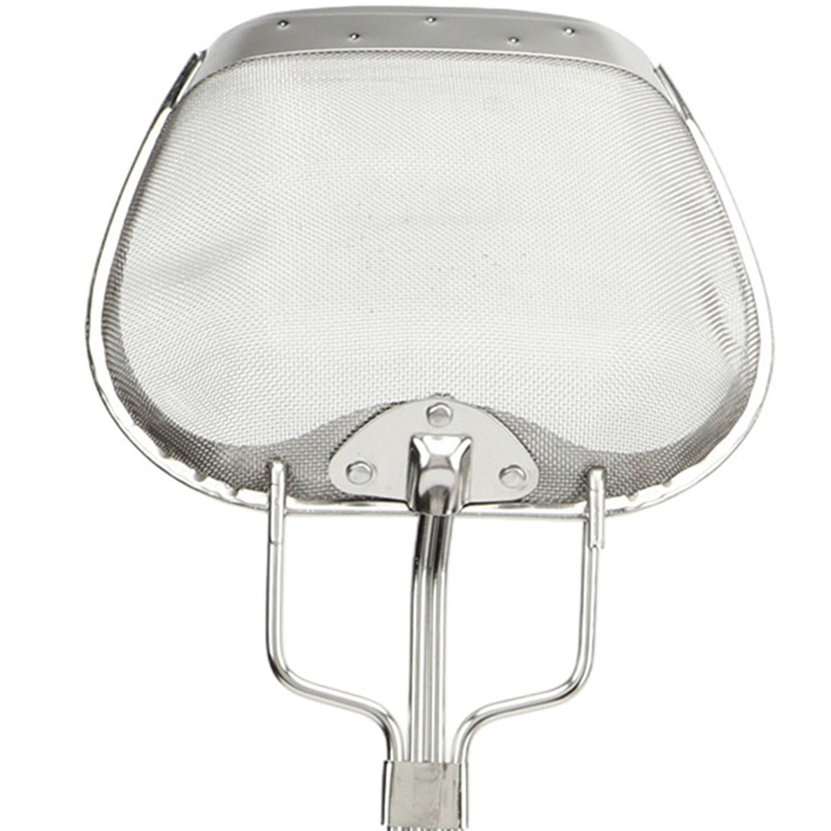 Fine Mesh Strainer 0.02in 304 Stainless Steel Firm Stable Handle Smoothing Skimmer Spoon for Kitchen Cooking
