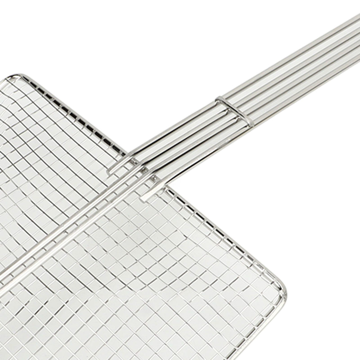 Stainless Steel Square Strainer Skimmer Ladle for Cooking Frying Kitchen Gadgets Mesh Strainer Pasta Strainer Spoon Coarse Mesh