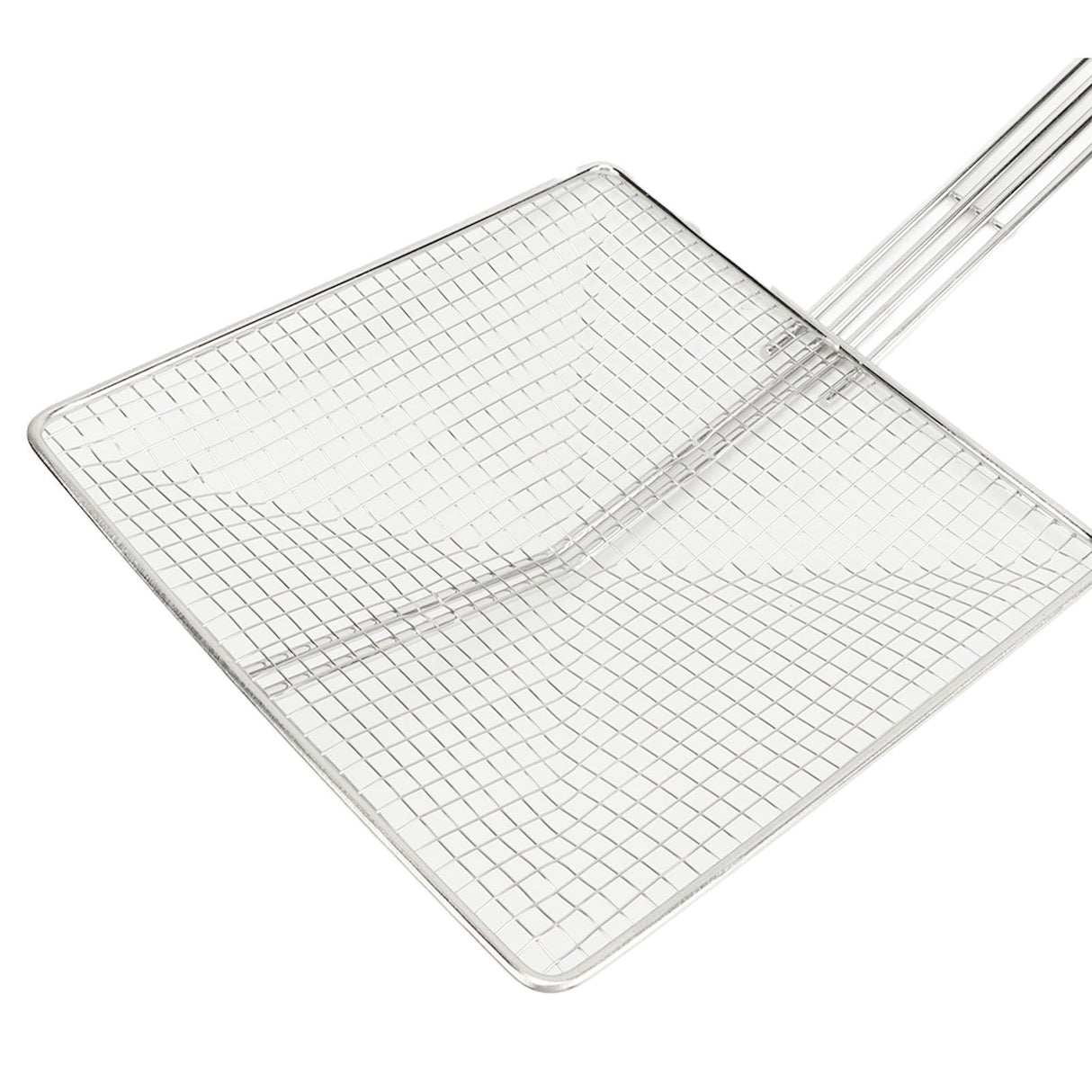 Stainless Steel Square Strainer Skimmer Ladle for Cooking Frying Kitchen Gadgets Mesh Strainer Pasta Strainer Spoon Coarse Mesh