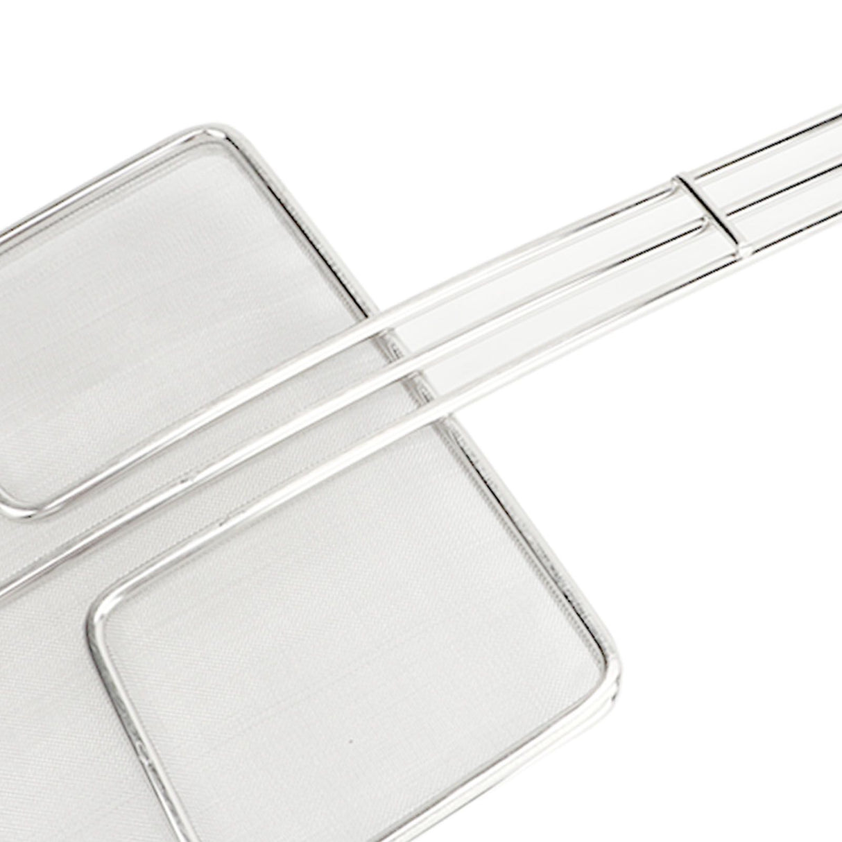 Stainless Steel Square Strainer Skimmer Ladle for Cooking Frying Kitchen Gadgets Mesh Strainer Pasta Strainer Spoon Fine Mesh