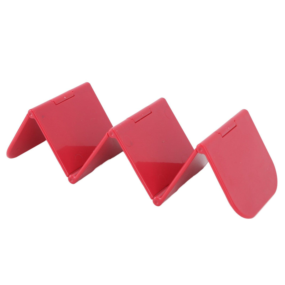 Taco Holder Stand Dishwasher Microwave Safe Stable Taco Rack Tray for Restaurant Kitchen Party Red