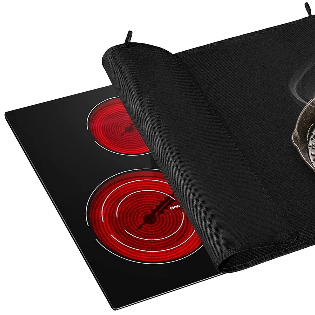 Heat Resistant Stove Top Cover Fireproof Prevent Slip Multipurpose Stove Cover Protector for Kitchen Supplies Square 9.8x9.8in
