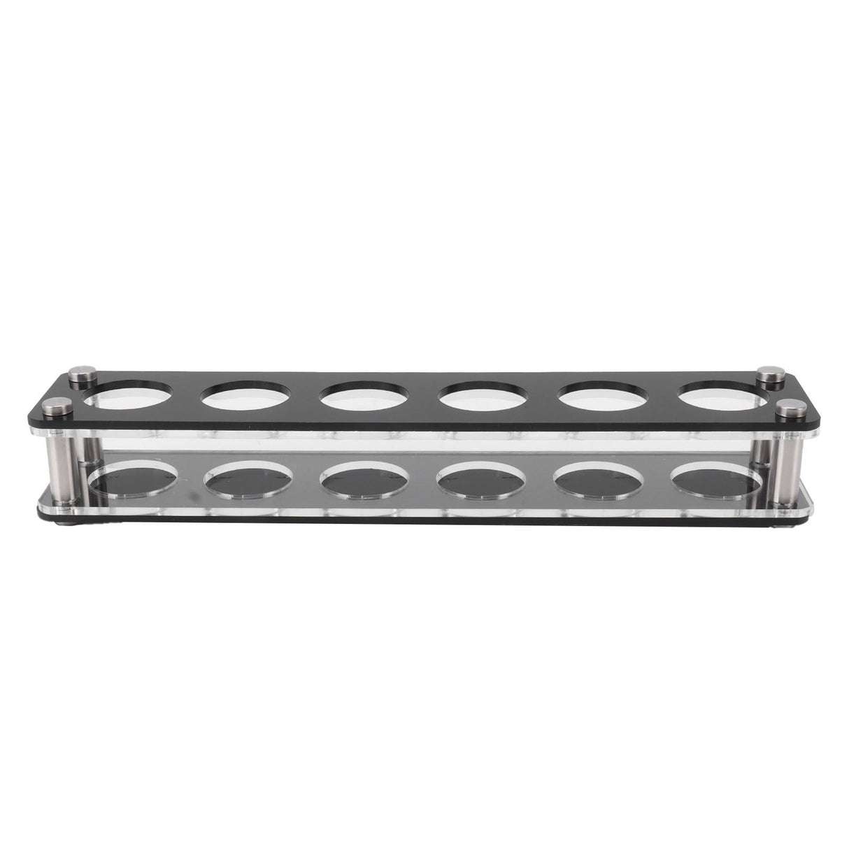 Wine Bottle Display Holder Acrylic Impact Resistant Decorative Wine Bottle Rack for Home Bar 1X6 6 Head Combination Cup Holder