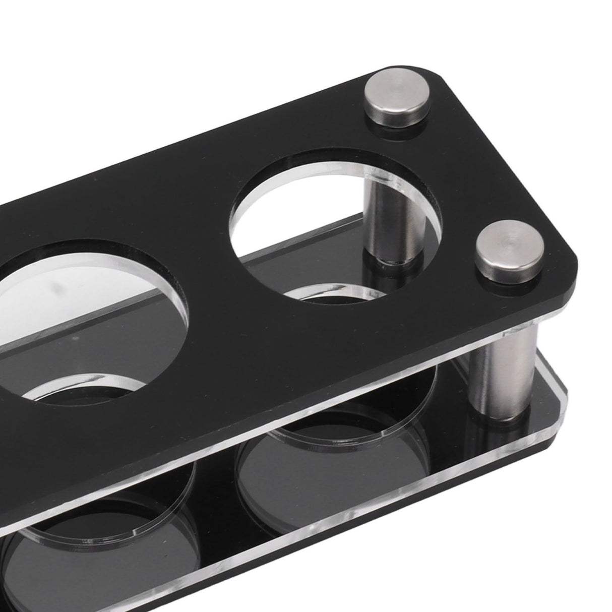 Wine Bottle Display Holder Acrylic Impact Resistant Decorative Wine Bottle Rack for Home Bar 1X6 6 Head Combination Cup Holder