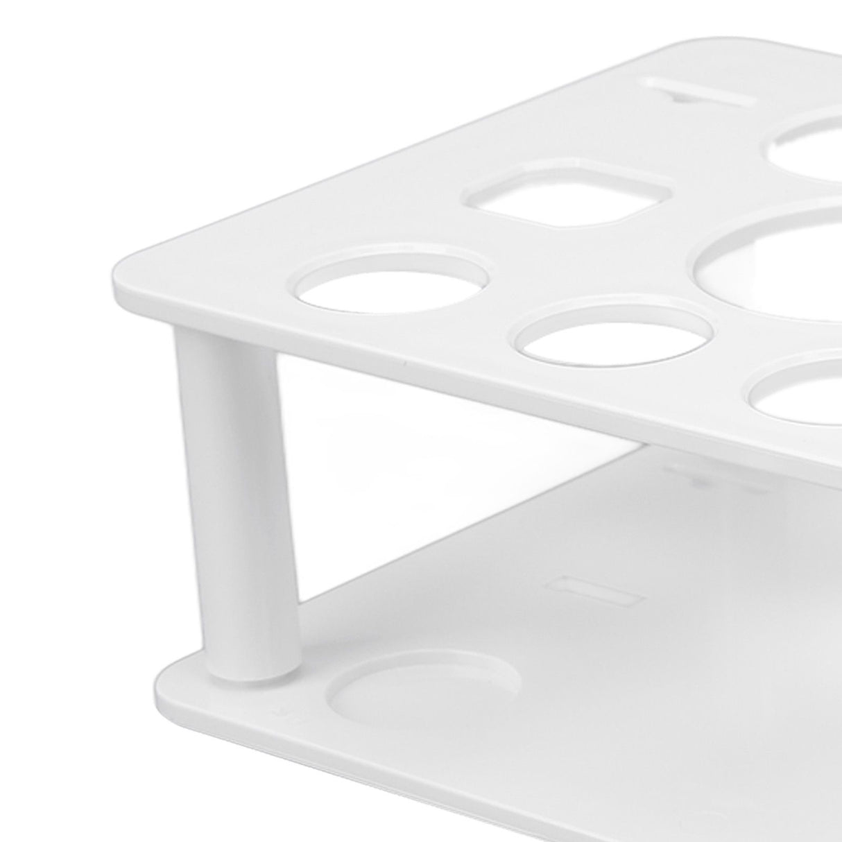 Bartender Kit Stand Detachable Space Saving Odorless Multipurpose Plastic Bartending Tool Holder for Bar Home White Large