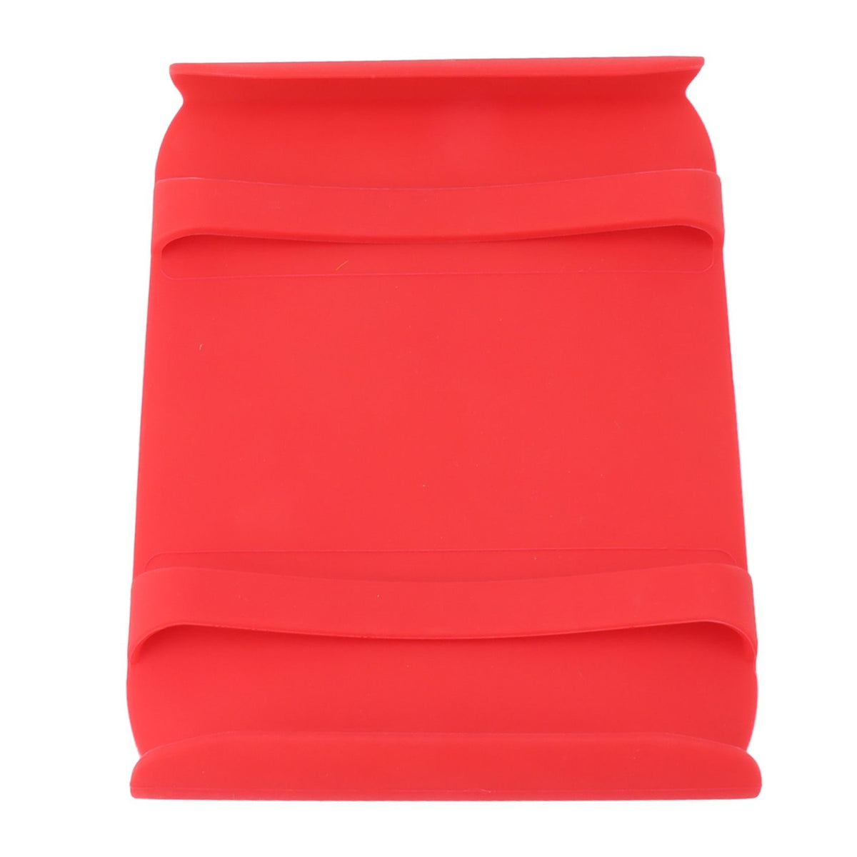 Kitchen Silicone Mat Heat Resistant Silicone Mat with Handle Anti Scalding Anti Slip Kitchen Tool Glove Substitution Red