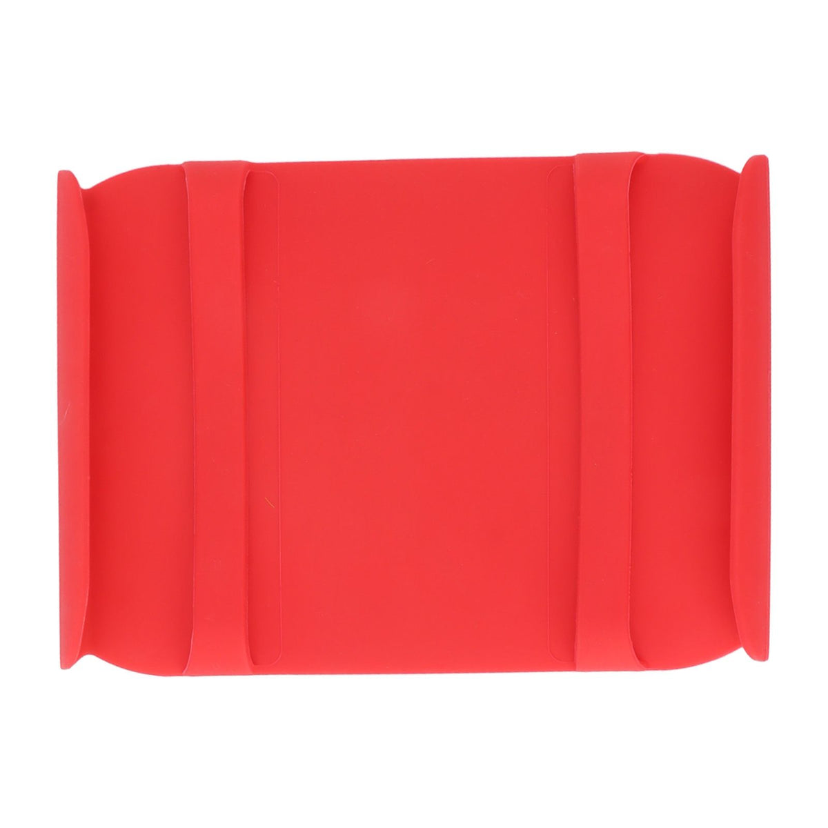 Kitchen Silicone Mat Heat Resistant Silicone Mat with Handle Anti Scalding Anti Slip Kitchen Tool Glove Substitution Red