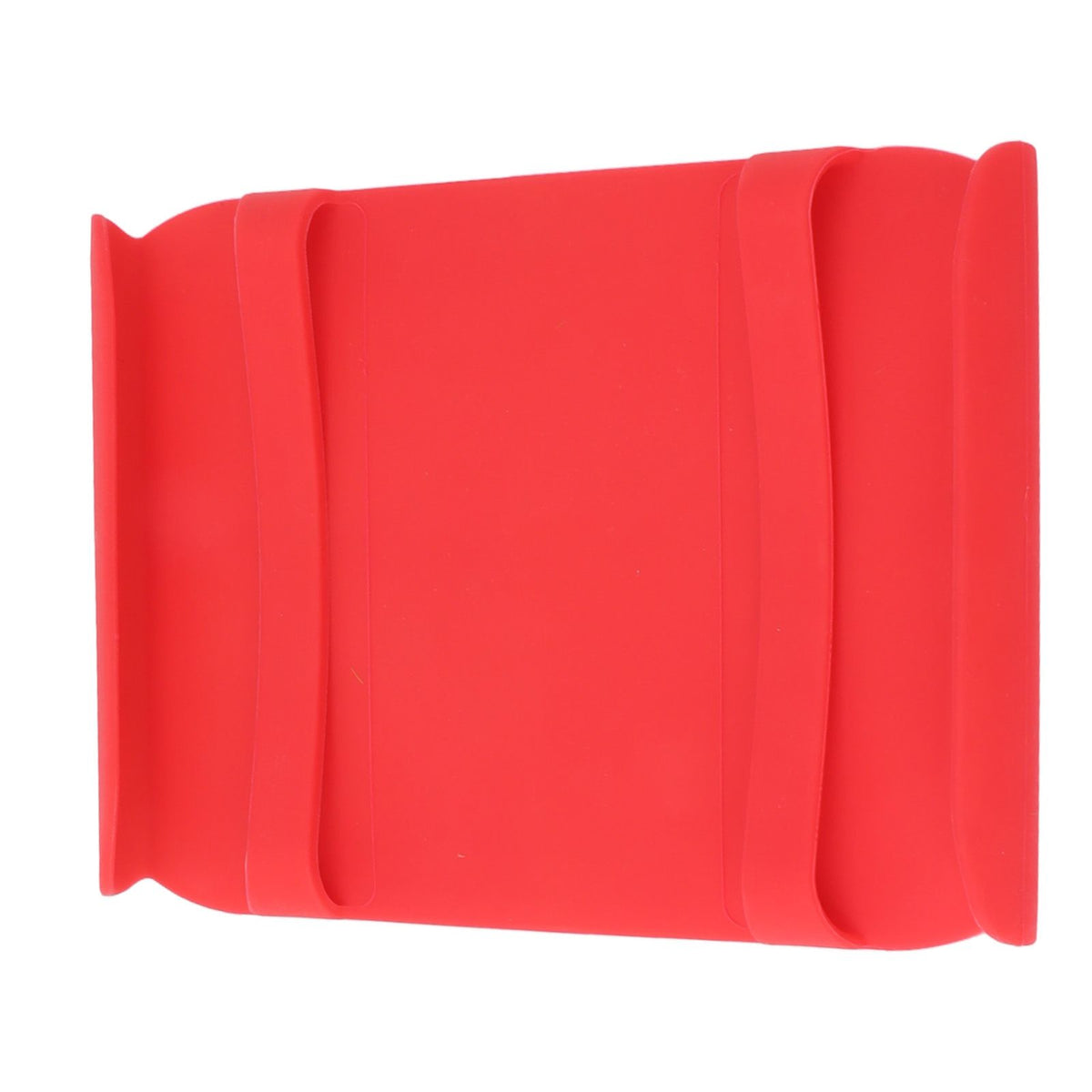 Kitchen Silicone Mat Heat Resistant Silicone Mat with Handle Anti Scalding Anti Slip Kitchen Tool Glove Substitution Red