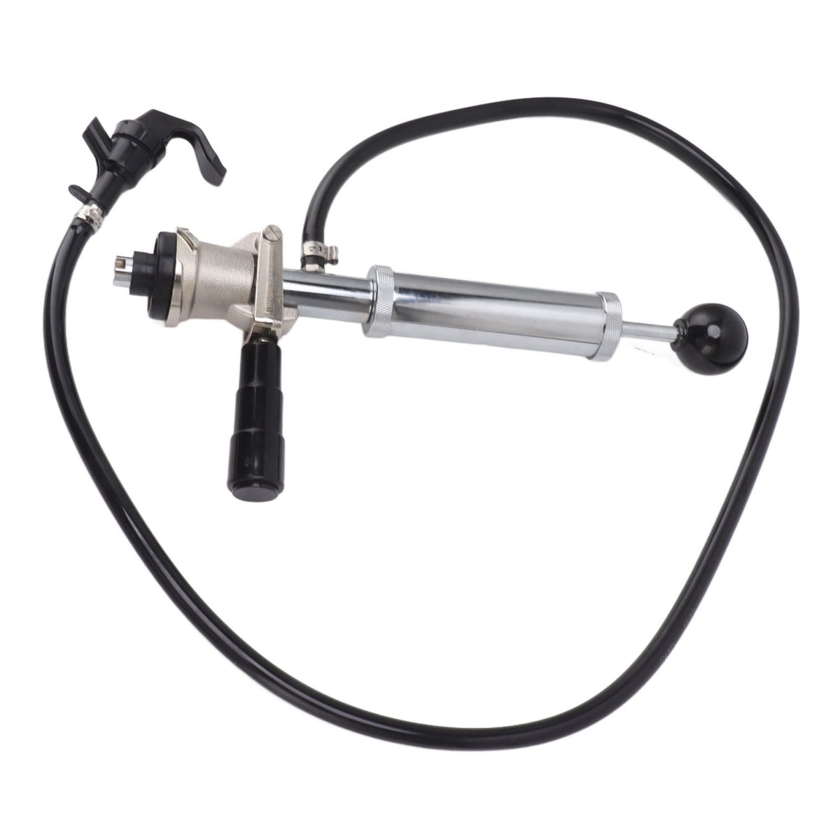 Beer Keg Pump 4inch Stainless Steel Keg Tap Hand Pump Picnic Beer Tap Kit for Homebrew Bars Restaurants Wedding