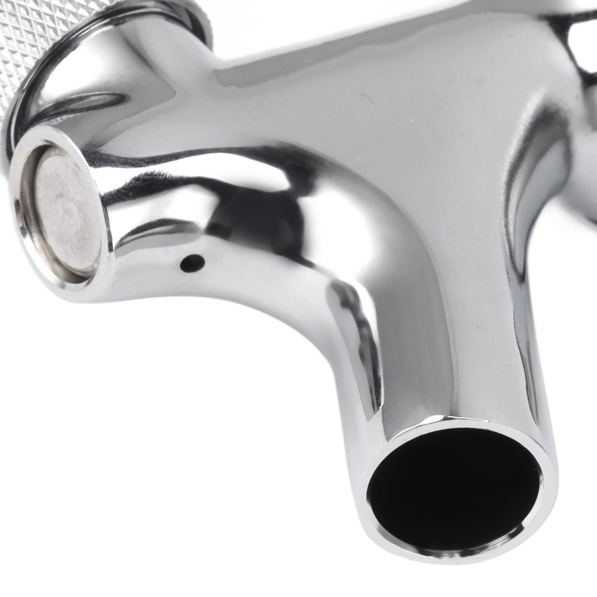2 Set Beer Tap Stainless Steel Good Sealing 4‑1/8inch Shank 1/4 Barb Beer Faucet G1/2 Thread