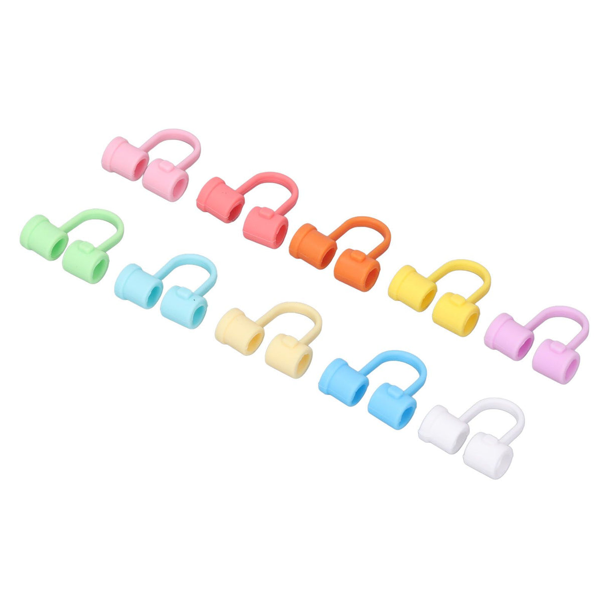 Straw Covers Dustproof Decorative Splash Proof Odorless Reusable Straw Toppers for Party ShoppingTravelling Camping 24 Rainbow Coloured Straw Caps