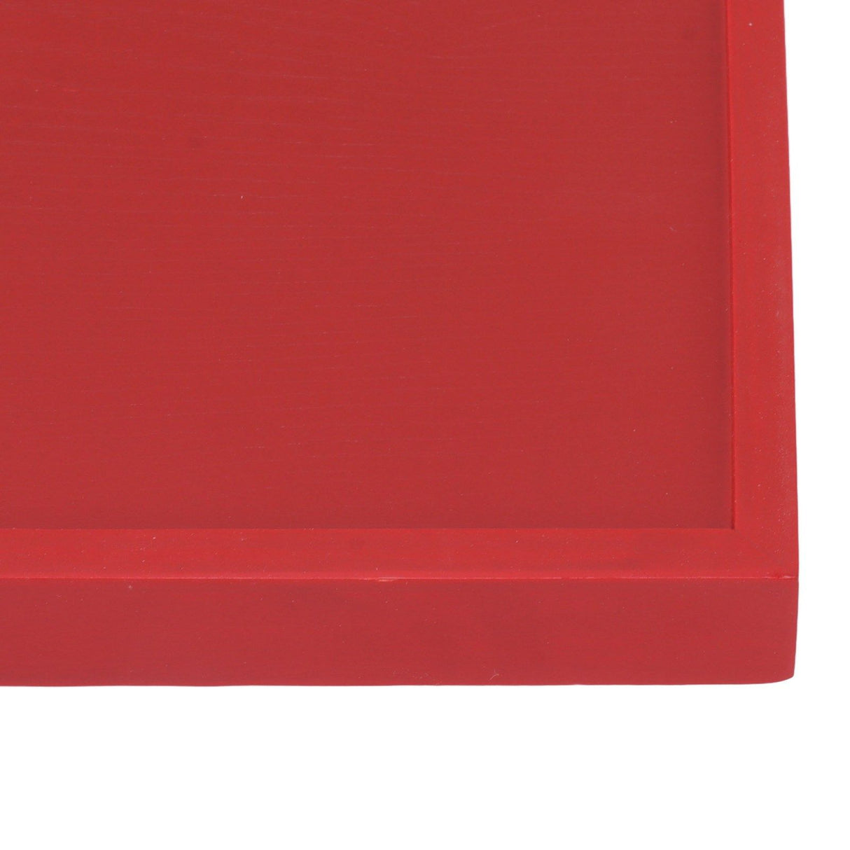 4Pcs Serving Tray Chinese Style Red Wedding Tea Coffee Snack Plate Wooden Fruit Candy Salver Square