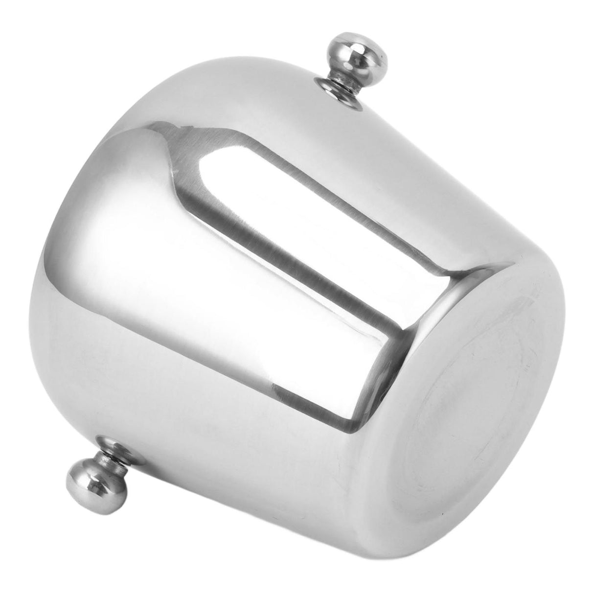 Stainless Steel Ice Bucket Champagne Ice Bucket Wine Chiller Bucket Beverage Tub with Smooth Handle for Home Bars Parties Silver Naked Small 1L