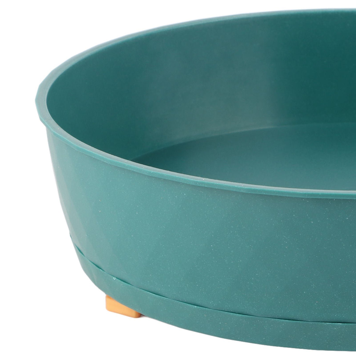 Kitchen Turntable Spin Round Tray 360 Degrees Rotating Non Skid Multifunctional Spice Organizer for Cabinet Pantry Refrigerator Countertop Green