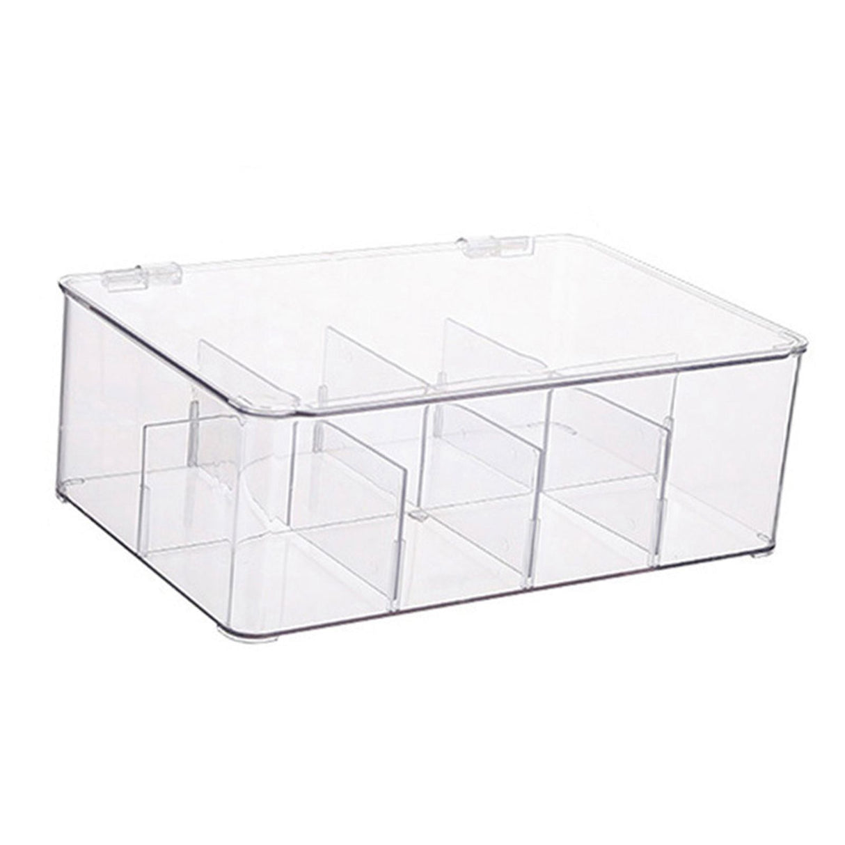 Coffee Condiment Organizer PET Detachable Transparency Baffle Tea Bag Packet Organizers for Coffee Tea Sock Storage