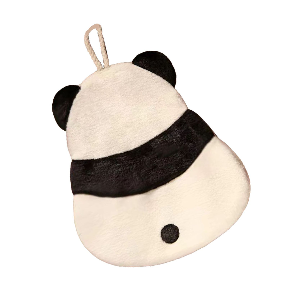 Hand Towel Thickened Cute Cartoon Animal Pattern Absorbent Hanging Kitchen Towel for Kids Home Panda Pattern
