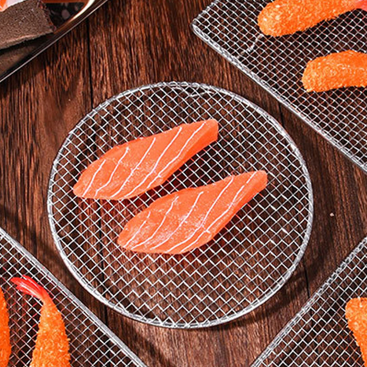 Cooling Racks for Baking Stainless Steel Wire Cooking Rack High Temperature Resistant Oven Safe for Cooking Roasting Grilling Large Round 18CM