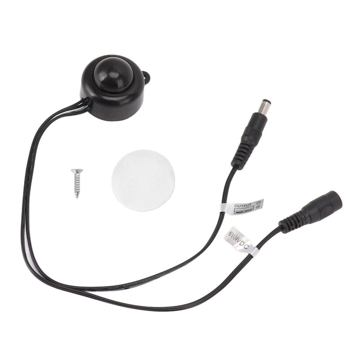 Motion Activated Sensor Detector Switch for Cabinet Light PIR Infrared Motion Sensing Switch DC6‑24V