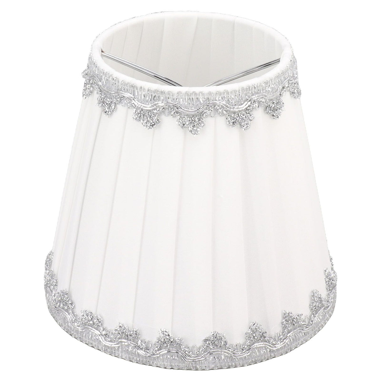 6Pcs Cloth Lampshade Modern Simple Candle Chandelier Light Shade Table Lampshade for Living Room