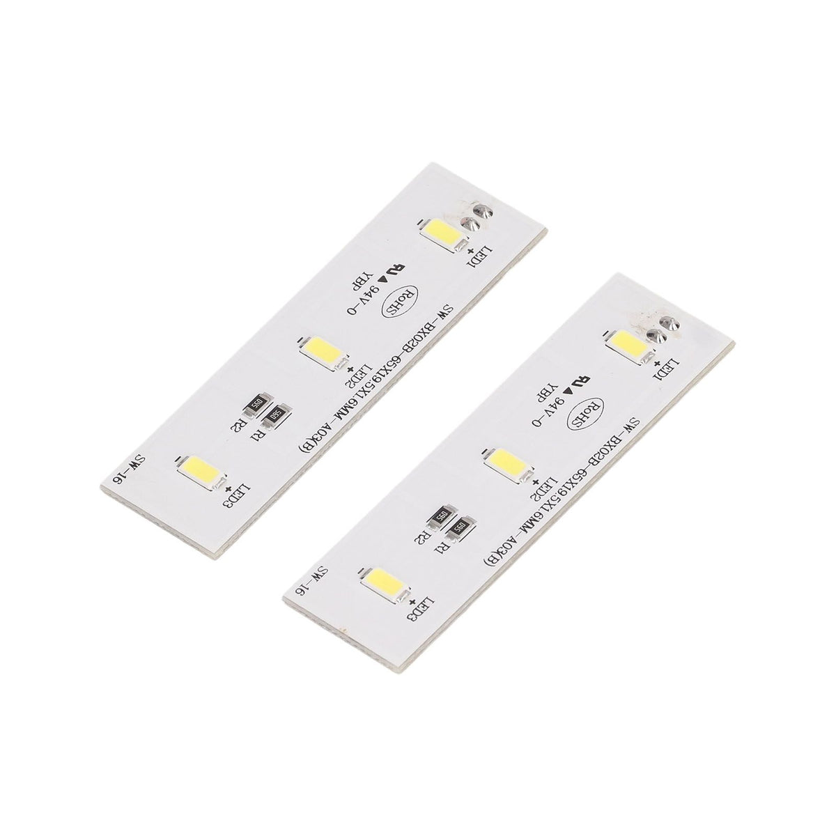 2Pcs Refrigerator LED Light Strip Bar Replacement Freezer Refrigerator Light Strip Bar Repair Part for SW BX02B DC 12V