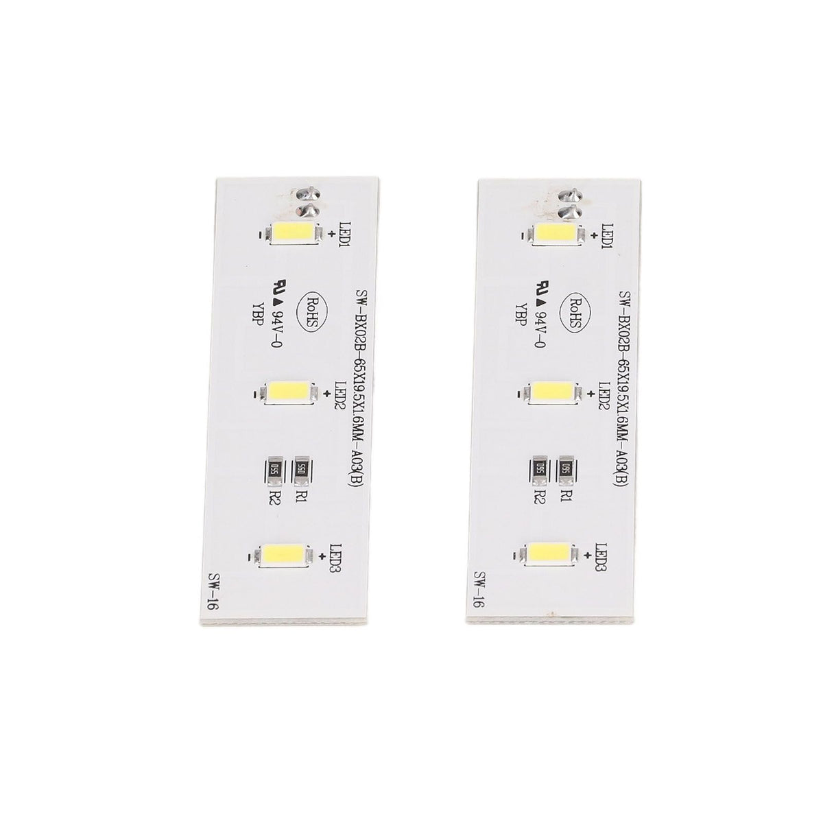 2Pcs Refrigerator LED Light Strip Bar Replacement Freezer Refrigerator Light Strip Bar Repair Part for SW BX02B DC 12V