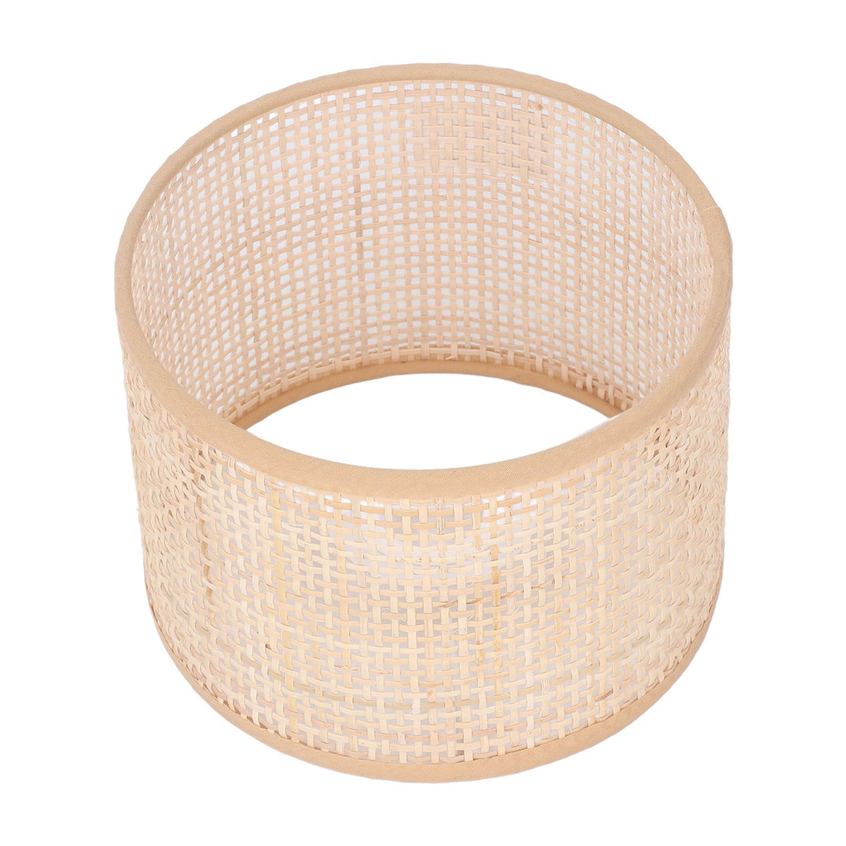 Rattan Lamp Shade Replacement Woven Basket Chandelier Vintage Hanging Table Floor Light Cover E27 E14